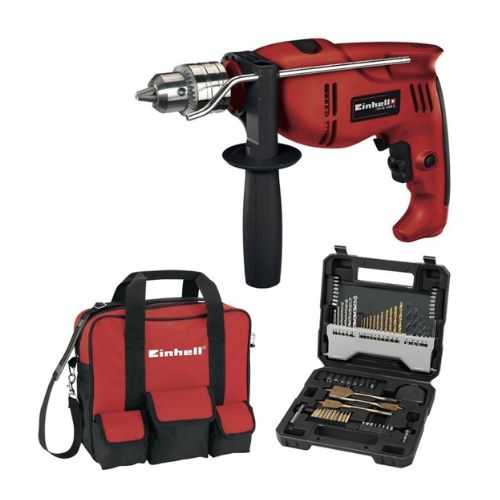 Kit Taladro Percutor 1/2 1010W Profesional Einhell TH-ID 1000 E Kit -  Seitel